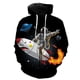 thumbnail image 1 of Sudadera con capucha y cremallera para hombre, diseño de astronauta de dibujos animados, con estampado 3D, ropa de calle moderna, manga larga, gran oferta 2024, informal, de gran tamaño, para primaver, 1 of 6