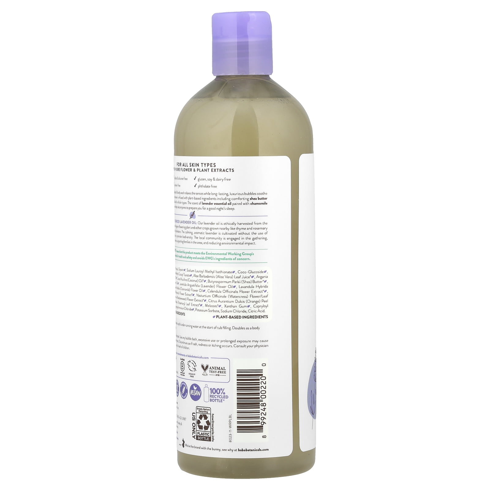 Calming Baby Bubble Bath & Wash