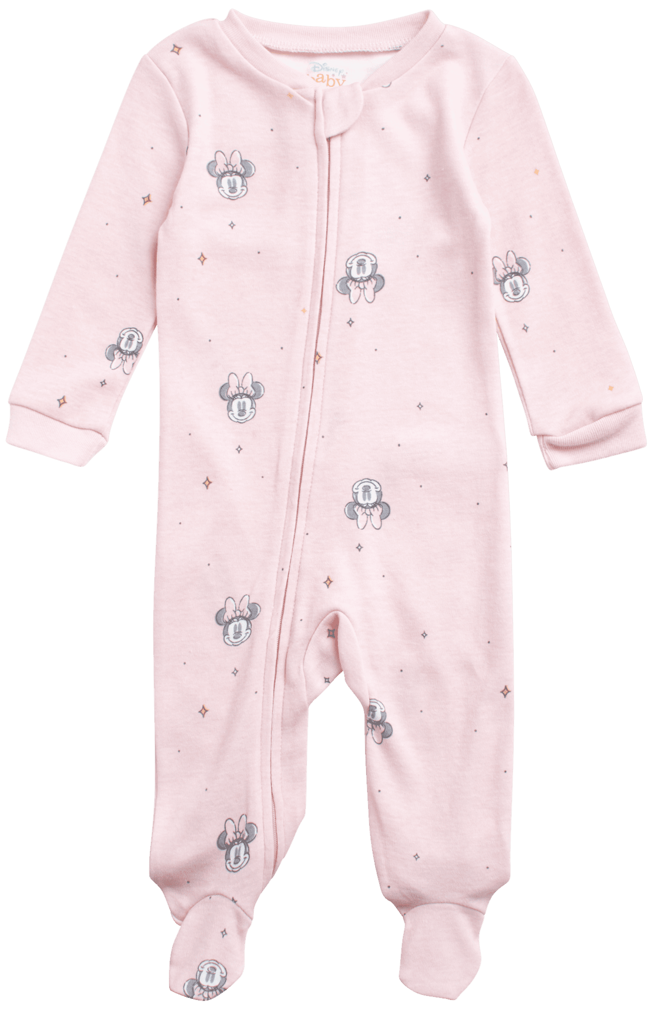 Disney Newborn Baby Layette Set - 6 Piece Disney Bodysuit Coveralls Sweatpants, Hat, Gift Bag (0-6M)