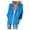 Blue, variant on Womens Hoodie Full Zip Long Sleeve Lightweight Sweatshirts Pockets Jacket Coat