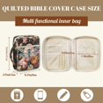 thumbnail image 7 of ZUXONGSY Dragonfly Camellia Print Bible Case for Women Quilted Bible Carrying Case Large Christian Gift with Pen Slots Handbag for Daily Use, 7 of 7