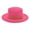 Hot Pink, variant on Hats Adults Unisex Retro Western Cowboy Riding Leather Belt Wide Cap Straw Hat