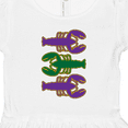 thumbnail image 4 of Inktastic Mardi Gras Celebration Funny Crawfish Girls Toddler Dress, 4 of 5