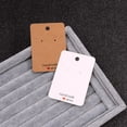 thumbnail image 6 of 30pcs 5x7cm Earring Cards Jewelry Display Paperboard Jewelry Counter Cardboard For Earrings Packaging Necklaces Display Label 7 5x7cm, 6 of 6
