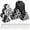 Black, variant on Hair Curlers Set with 24 Rollers (6 Jumbo, 6 Large, 6 Medium, 6 Small) and 24 Clips for All Hair Lengths (Black)