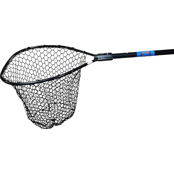Ranger Landing Net With Telescopic 29"-45" Handle 20"X20" Hoop Size 18" Deep Rubber Netting