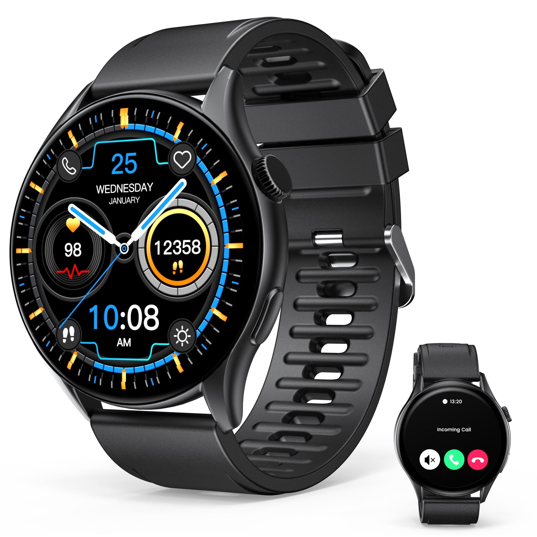 VILINICE Smart Watch 1.43-inch Touch Screen Waterproof IP68 Fitness Tracker Bluetooth 5.3 for Android & iOS