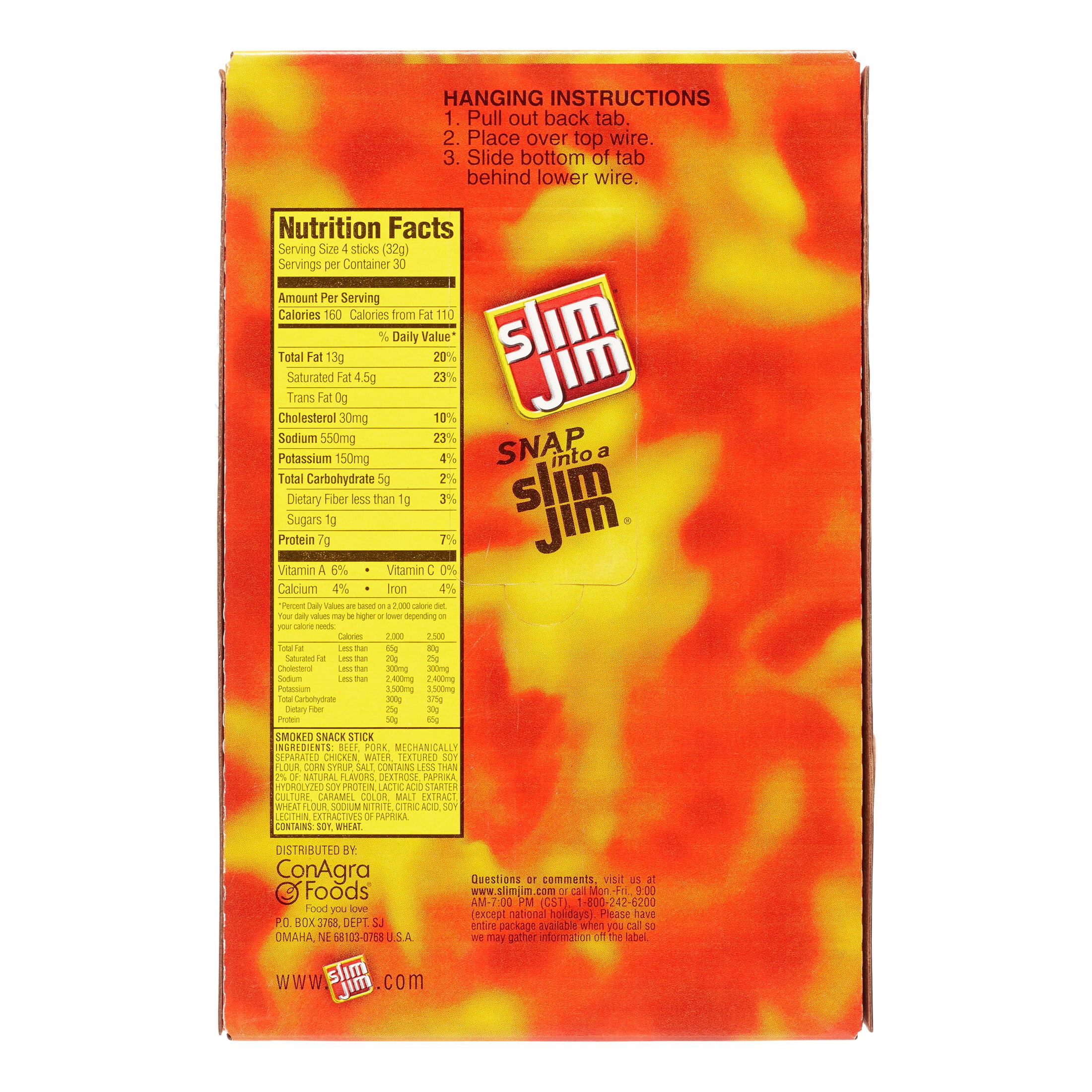 028 Oz Slim Jim Nutrition Facts Runners High Nutrition