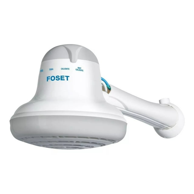 Regadera Eléctrica Con Brazo 4 Temp. Foset Regel-6g, Gris
