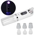 thumbnail image 4 of Electric Blackhead Remover Vacuum, 3 Gears Replaceable Suction Heads Blue Purple Lights USB Rechargeable Electric Blackhead Cleaner Water Tank For Skin Care ANGGREK Otros, 4 of 8