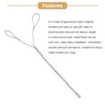thumbnail image 4 of Cable Pulling Grip 1.1FT Double Head Galvanizing Steel for Light & Heavy Cable(d:6-9mm,Silver), 4 of 6