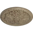 thumbnail image 3 of Ekena Millwork 16 7/8"OD x 1 1/2"P Swindon Ceiling Medallion (Fits Canopies up to 2 7/8"), Hand-Painted Gobi Desert Crackle, 3 of 6