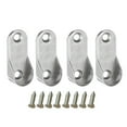 thumbnail image 1 of 12Pcs Oval Closet Rod Support Heavy Duty Bracket for DIY Enthusiasts Home Improvement, 1 of 8