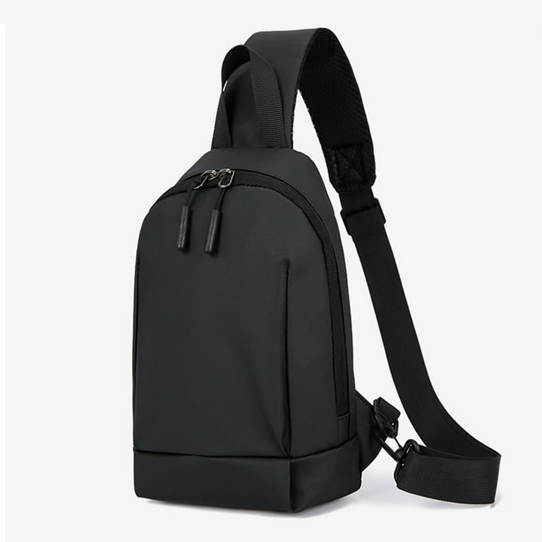 ★新品未使用★ Mobile Shoulder Bag BLACK Oxford Shoulder Bag Durable Mini Black Mobile Phone Bag