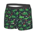 thumbnail image 2 of Daiia Dino Christmas Party Men's Underwear Boxer Briefs, Cotton Stretch Moisture-Wicking Underwear-XX-Large, 2 of 9