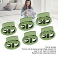 thumbnail image 4 of 30Pcs Spring Cord Lock, Spring Plastic Lock End Toggle Clip Double Hole Zinc Alloy Durable Light Multi Purpose Cord Stopper For Drawstring Backpack Tent Lace, 4 of 8