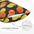 thumbnail image 5 of Fotbe Orange Lemon Pillow Cases - Envelope Closure - Luxury, Extra Soft, Cooling Pillow Covers - Wrinkle, Fade, Stain Resistant-14"x20", 5 of 8