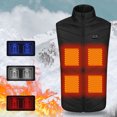 thumbnail image 1 of Chaquetas con calefacción Cuello alto Eléctrico Estilo casual Hombres para acampar (M) Negro Chaquetas con calefacción eléctrica, 1 of 7