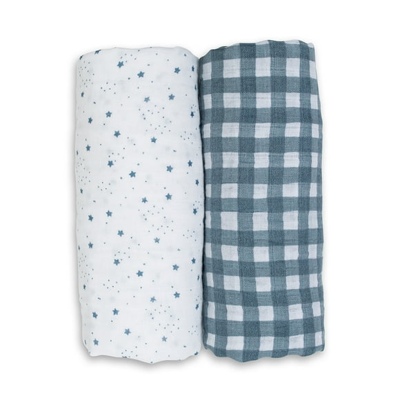 Lulujo - Cotton Muslin Swaddles 2-PK