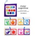 thumbnail image 1 of Color Soft Book Fabric Baby Cloth Books Early Education Toys 8 Page Washable, 1 of 8