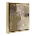 thumbnail image 2 of Stupell Industries Contemporary Indulged Homage Composition Gold Floating Frame Canvas Art, 18 x 18, by Brent Baker, 2 of 7