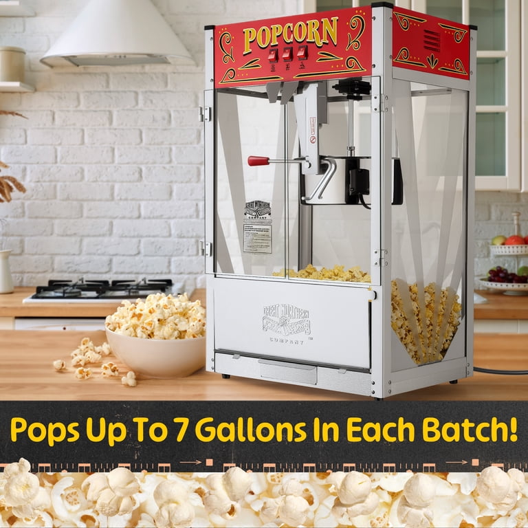 Great Northern Popcorn 16oz Tabletop Popcorn Machine with Warming