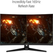 TUF Gaming 31.5 Curved FHD Gaming Monitor VG328H1B, Full HD (1920x1080), 165Hz (Above 144Hz), Extreme Low Motion Blur, 1ms (MPRT)