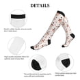 thumbnail image 6 of Bixox Boba Milk Tea Print Compression Socks,Compression Socks Women & Men Circulation for Medical,Running,Athletic, 6 of 7