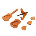 thumbnail image 1 of Guitar Pick Case, Safe Guitar Pick Holder Compact Oak Wood  for Performance, 1 of 7