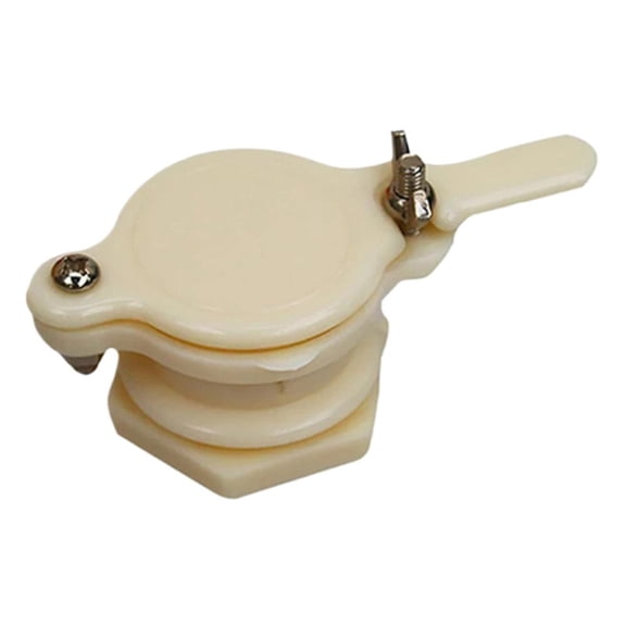Nylon Honey Extraction Valve with Check Valve, for Beehive Beekeeping Equipment, 4.73x2.17x1.77 Inch