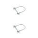 thumbnail image 2 of Kenally Pernos de abrazadera en forma de U de acero inoxidable M8, pernos en U, mantenimiento de reparación de vehículos de barco M8x27x54 2piezas, 2 of 6