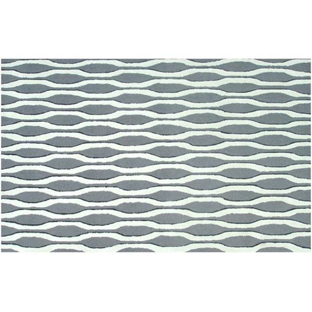 THE RUG MARKET72458E Beads black polyester tufted rug