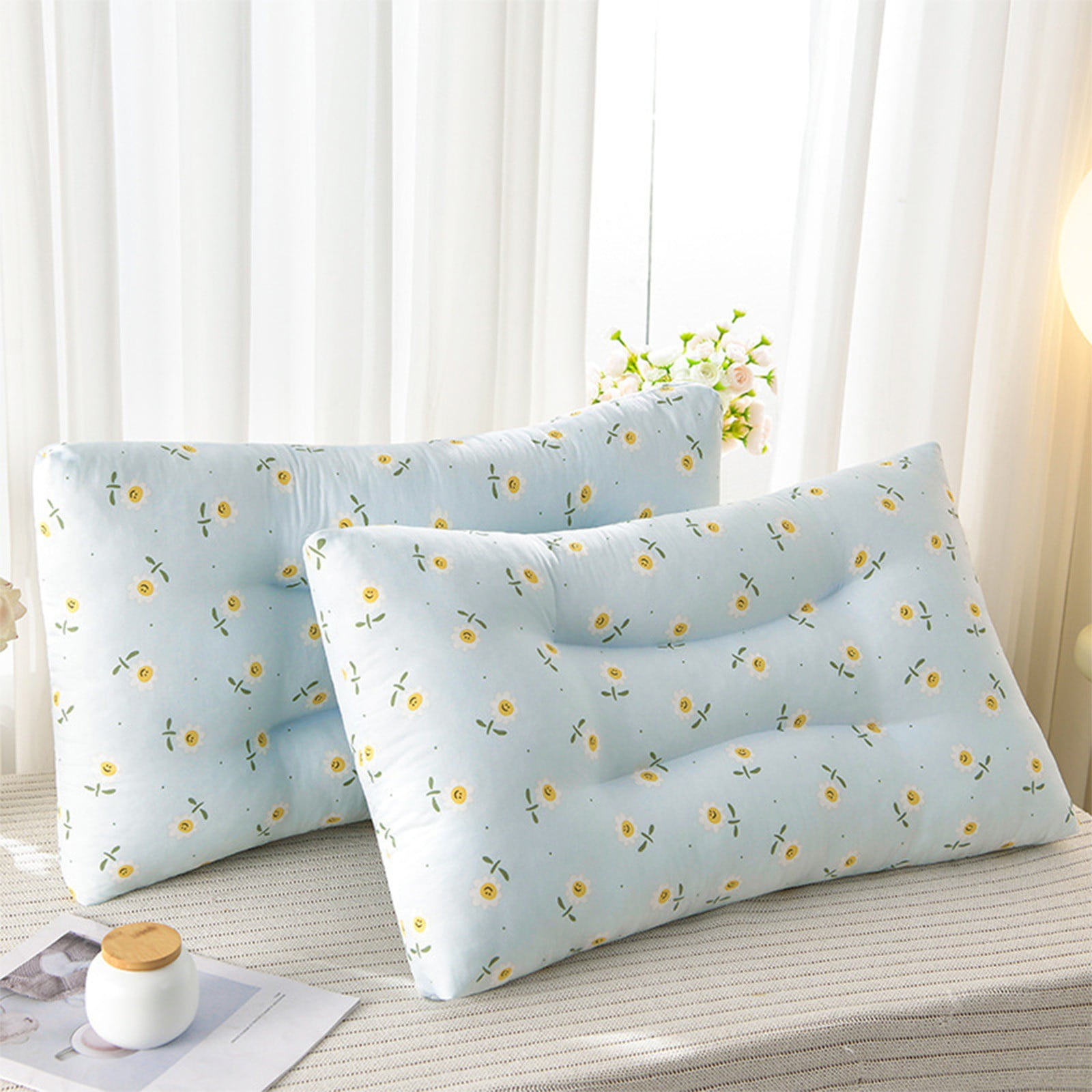 Bed Pillows Queen Size Set of 1, Hotel Quality Soft Down Alternative Bed Pillow for Side and Back Sleepers, 20 x 30 Inches