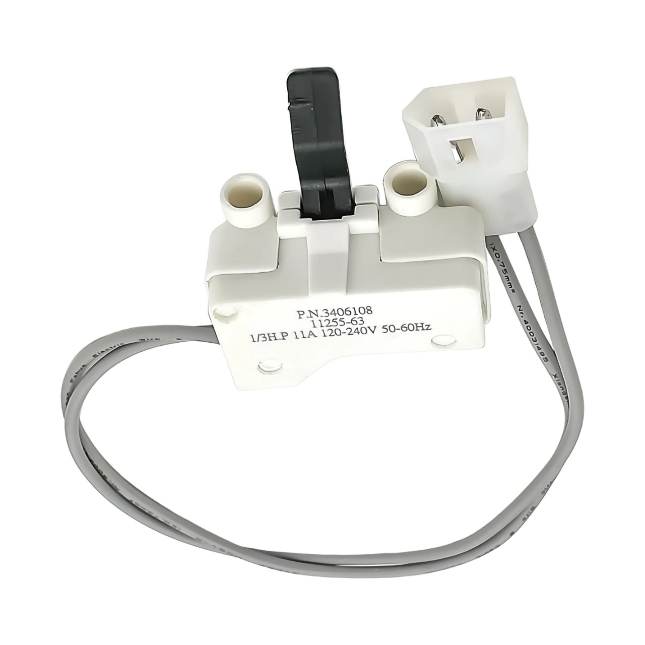 Scaroo 3406108 Dryer Door Switch Compatible Whirlpool AP2947161 WP3406108 4-Pack