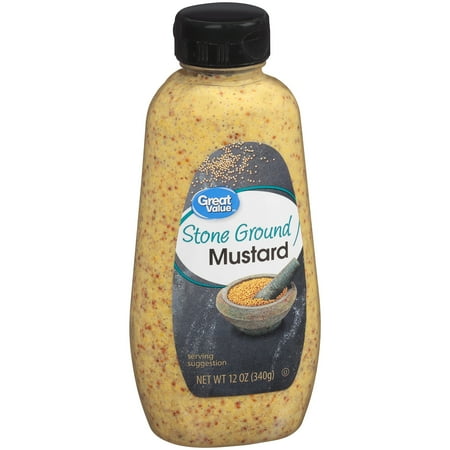 Great Value Stone Ground Mustard, 12 oz