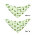 thumbnail image 6 of Goofa Green Avocado Pattern Pet Scarf Bandana - Adjustable and Comfortable,Dog Scarf Bib Kerchief Breedfor Dogs and Cats-Small, 6 of 8