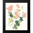 thumbnail image 2 of Goldberger, Jennifer 12x14 Black Modern Framed Museum Art Print Titled - Blush and Olive Splash I, 2 of 5