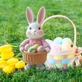 thumbnail image 5 of QuanTara Set of 4 Easter Yard Signs, Plastic Spring Garden Decor with Stakes, 9.64x4.72in Weatherproof Outdoor Lawn Ornaments for Easter Party Home Decor, Pink, 5 of 6