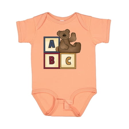 

Inktastic ABC BEAR Gift Baby Boy Bodysuit