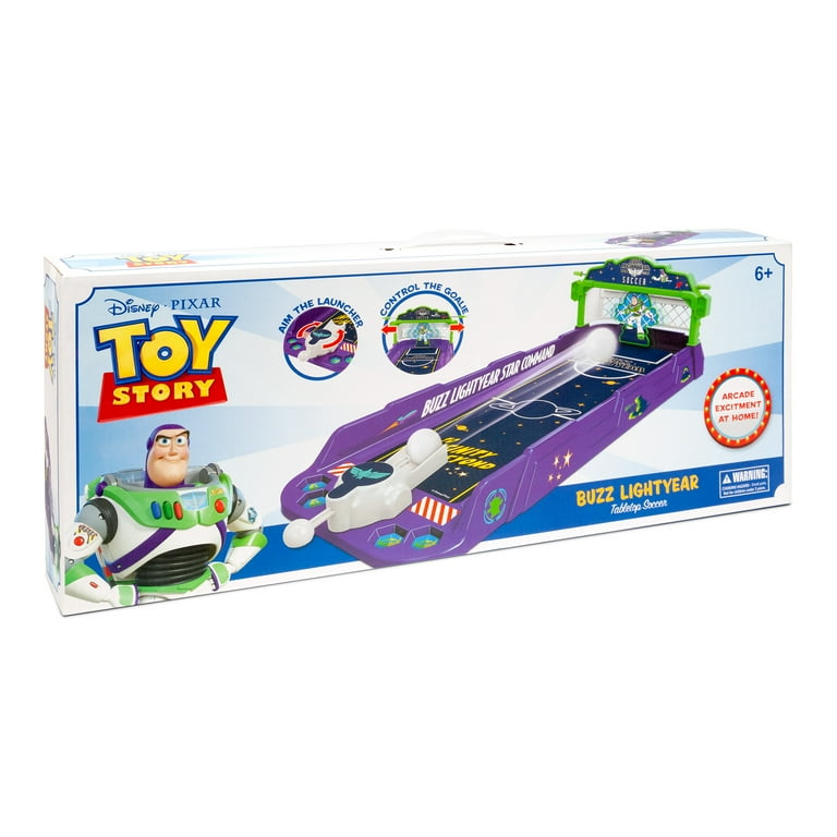 World Tech Toys, Buzz Lightyear Soccer Play Set, with Goal and 3
