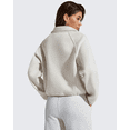thumbnail image 3 of G4Free Flurrylux Womens Sweatshirts Fleece Lined Half Zip Mock Neck Cropped Pullover Winter Fashion Outfits Clothes, 3 of 7