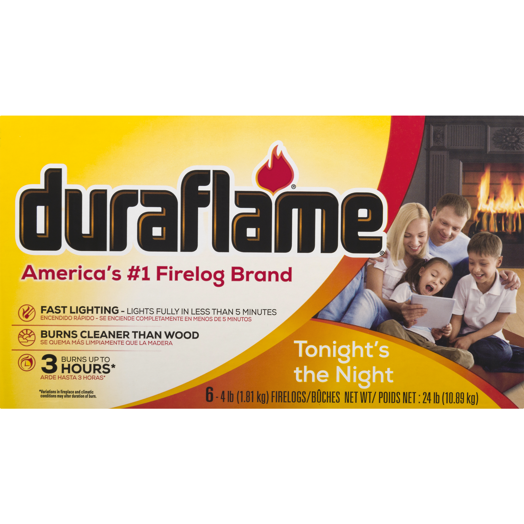 duraflame 6pk 4lb 3-hr Firelog - image 4 of 5