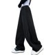 thumbnail image 2 of Cowsor Girl's Wide Leg Sweatpants High Elastic Waist Straight Leg Baggy Jogger Pants with Pocket, 2 of 7
