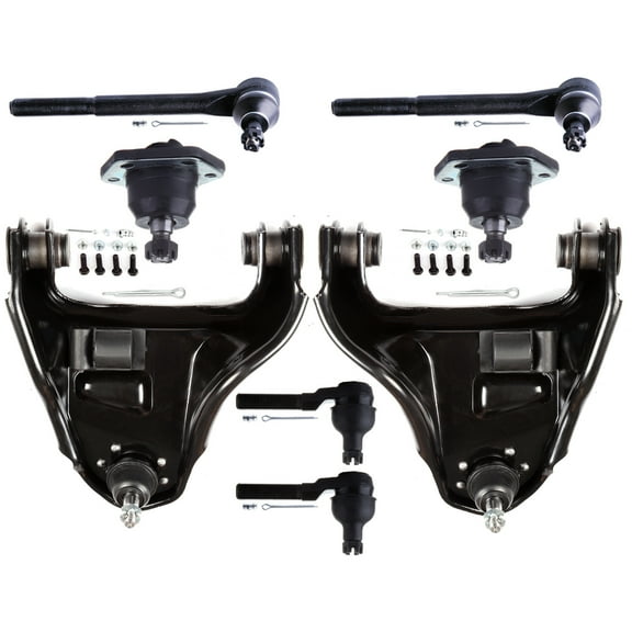 CCIYU Control Arm Ball Joint Tie Rod Ends fit for 1984-1994 for Chevrolet S10 Blazer 4WD/4x4 8Pcs Suspension Kit