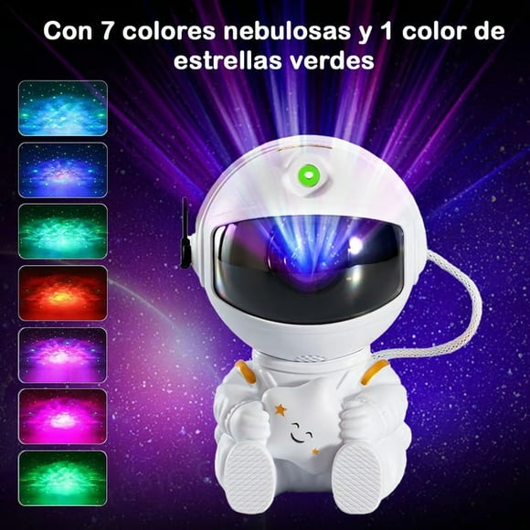 Mini Proyector De Astronauta Con Proyeccion De Galaxia