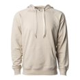thumbnail image 1 of Independent Trading B11376117 Unisex Lightweight Loopback Terry Hooded Pullover, Sand - 2XL, 1 of 2