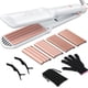 thumbnail image 1 of Sixriver Engarzadora de cabello para mujeres - Herramienta de cerámica para el cabello con placas planas 4 en 1, calentamiento rápido de 15 segundos, engarzadora de cabello voluminizadora, para todo t, 1 of 5
