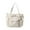 White, variant on Baiways College Students Simple Multi-Purpose Large Capacity Single Shoulder Canvas Bag, Tutorial Class Multi-Layer Oblique Span Bag 12.2*11*4.33in