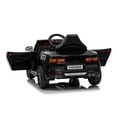 thumbnail image 3 of EDTara 12V Police Car Ride On Car for Kids, Ride On Toy with Remote Control, Alert Tones, Megaphone, Flashing Lights, Music, Spring Suspension, 3 of 7