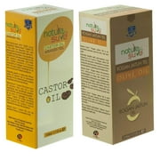 Nature Sure Combo - Castor Oil 110Ml (Arandi Tail) And Rogan Jaitun Tail (Olive Oil) 110Ml